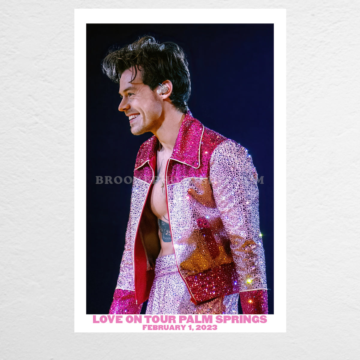 Palm Springs Night 2 Poster Print