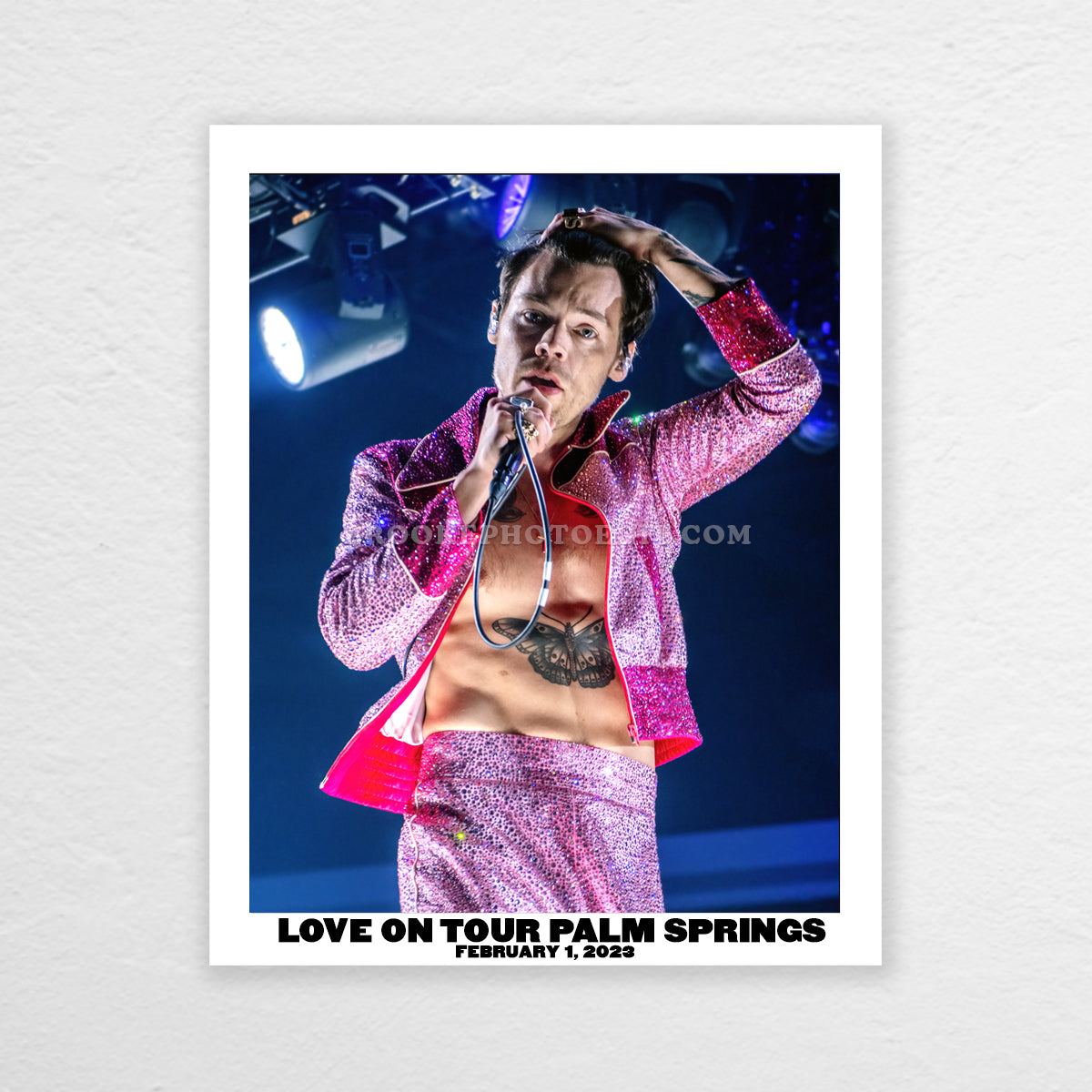 Palm Springs Night 2 Poster Print