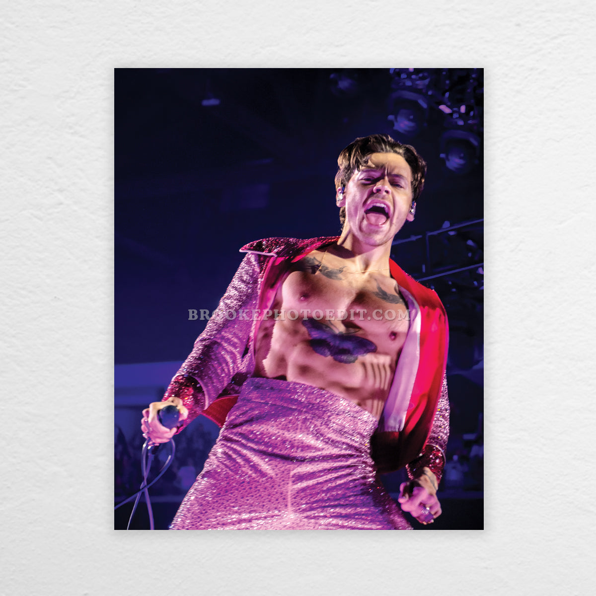 Palm Springs Night 2 Poster Print