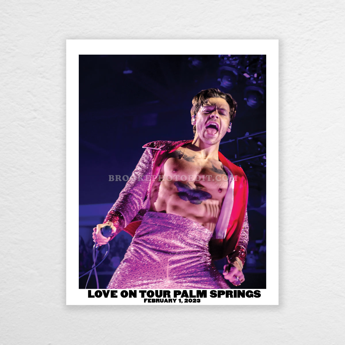 Palm Springs Night 2 Poster Print