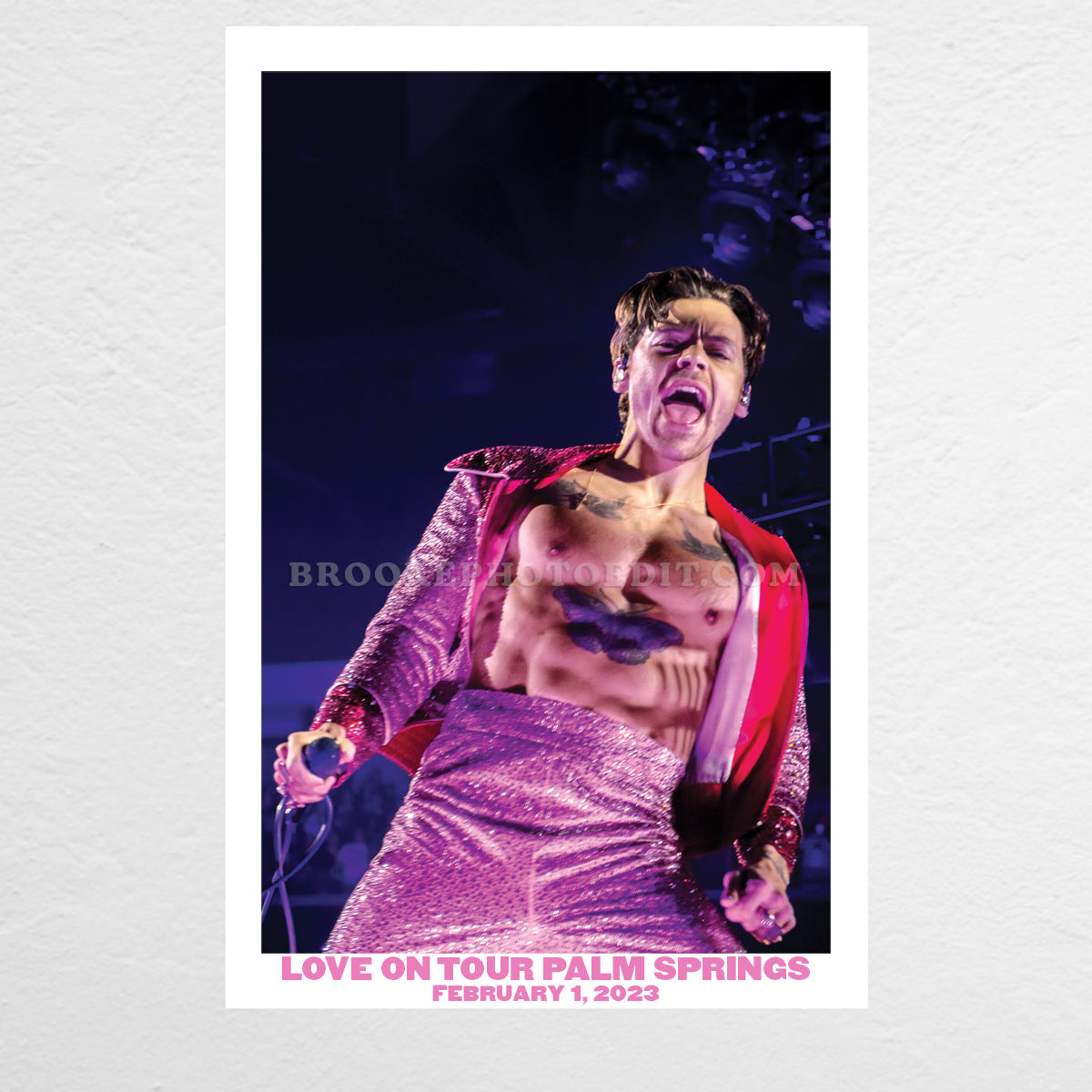 Palm Springs Night 2 Poster Print