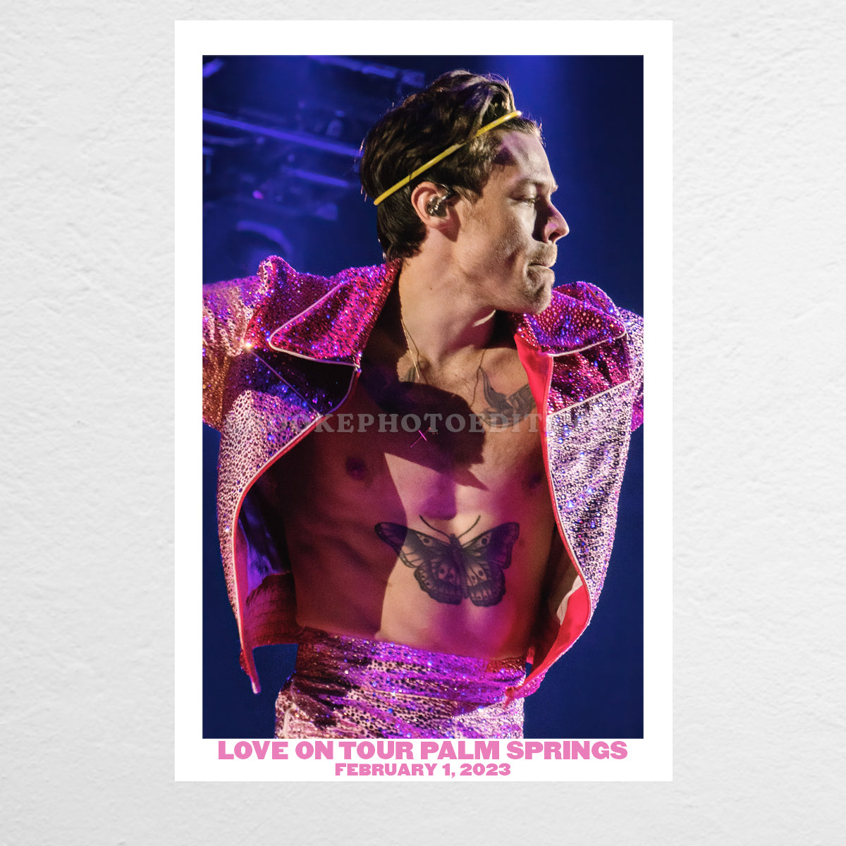 Palm Springs Night 2 Poster Print