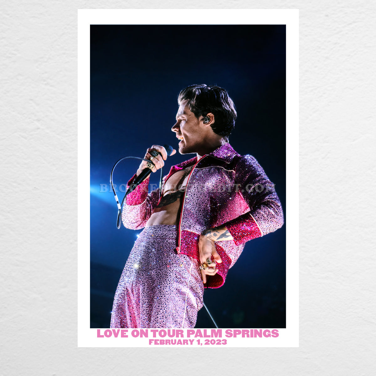 Palm Springs Night 2 Poster Print