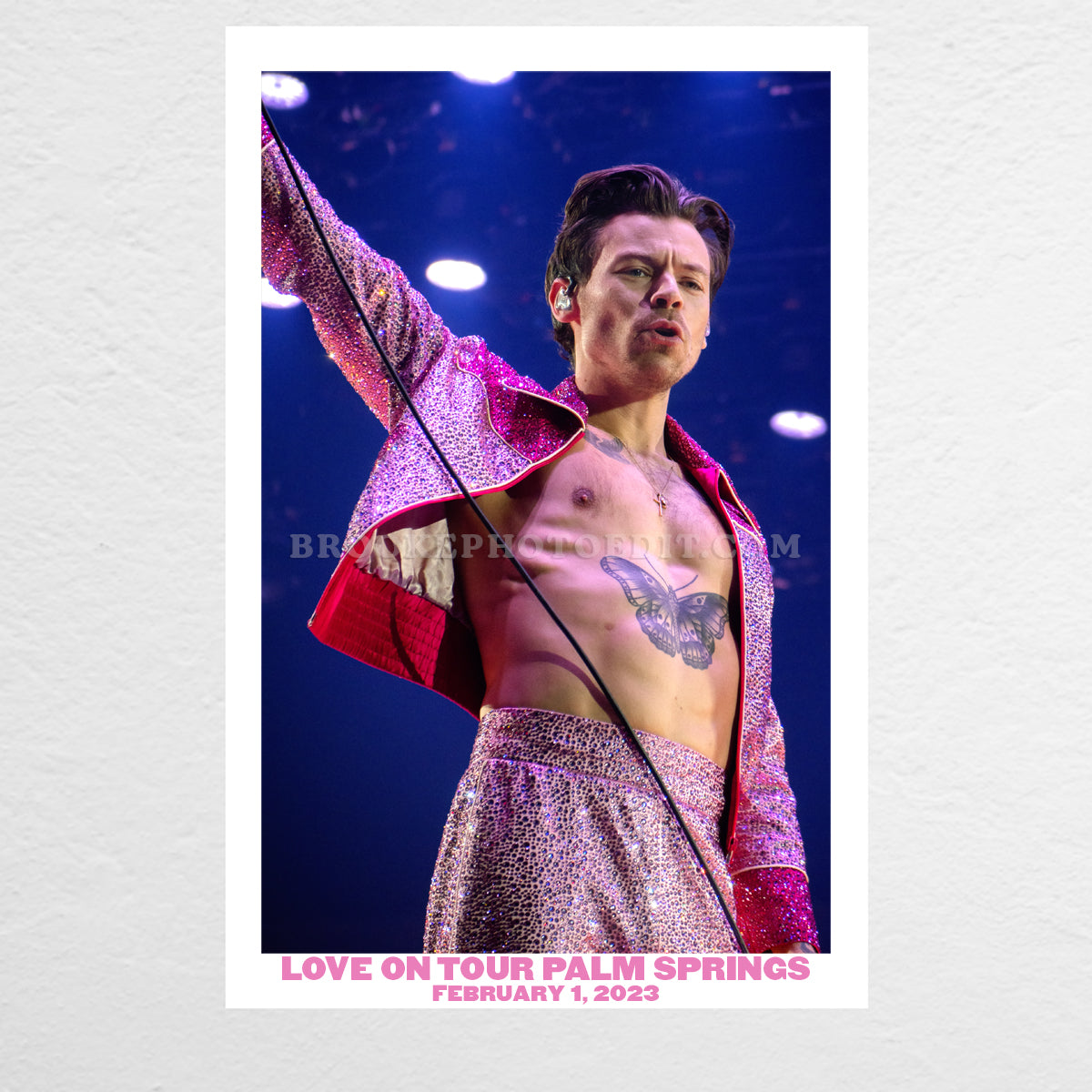 Palm Springs Night 2 Poster Print