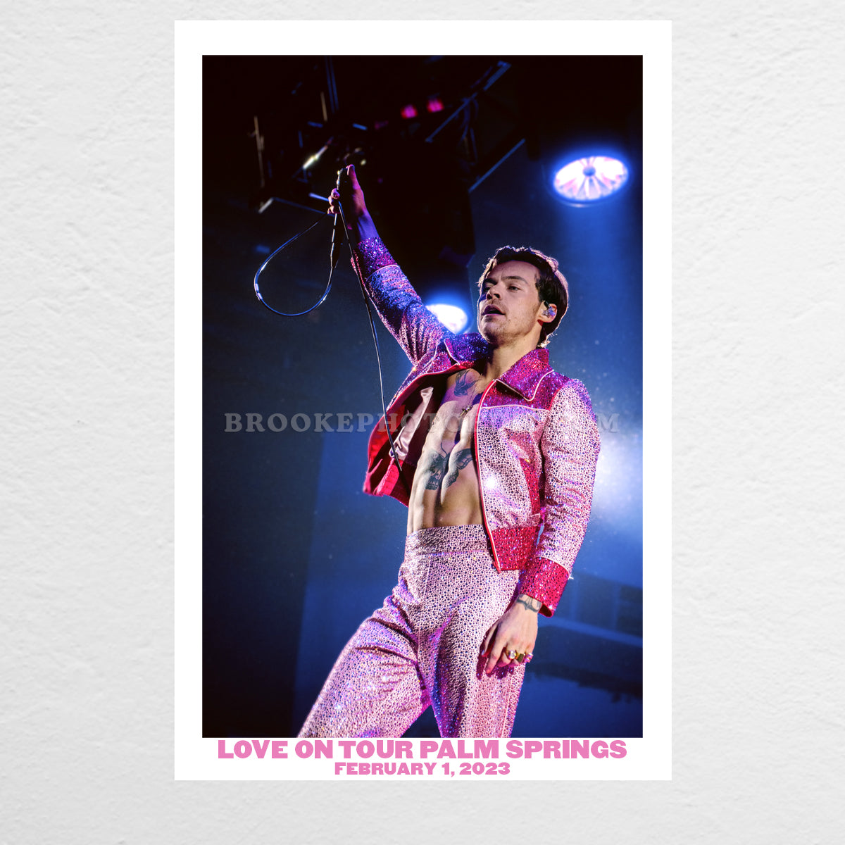 Palm Springs Night 2 Poster Print