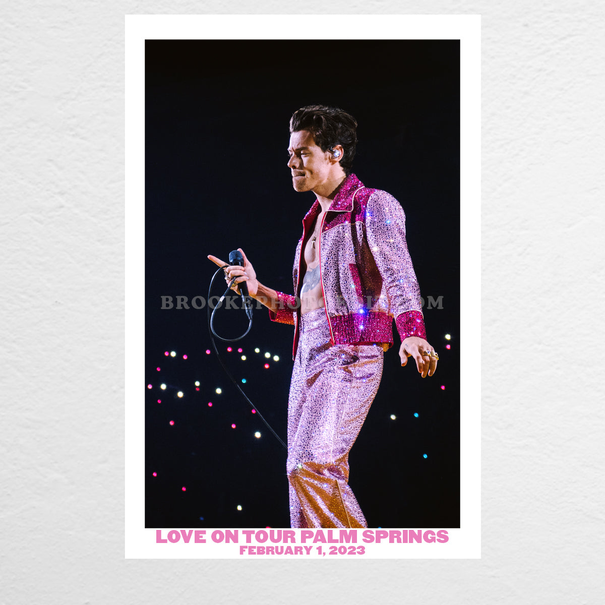 Palm Springs Night 2 Poster Print