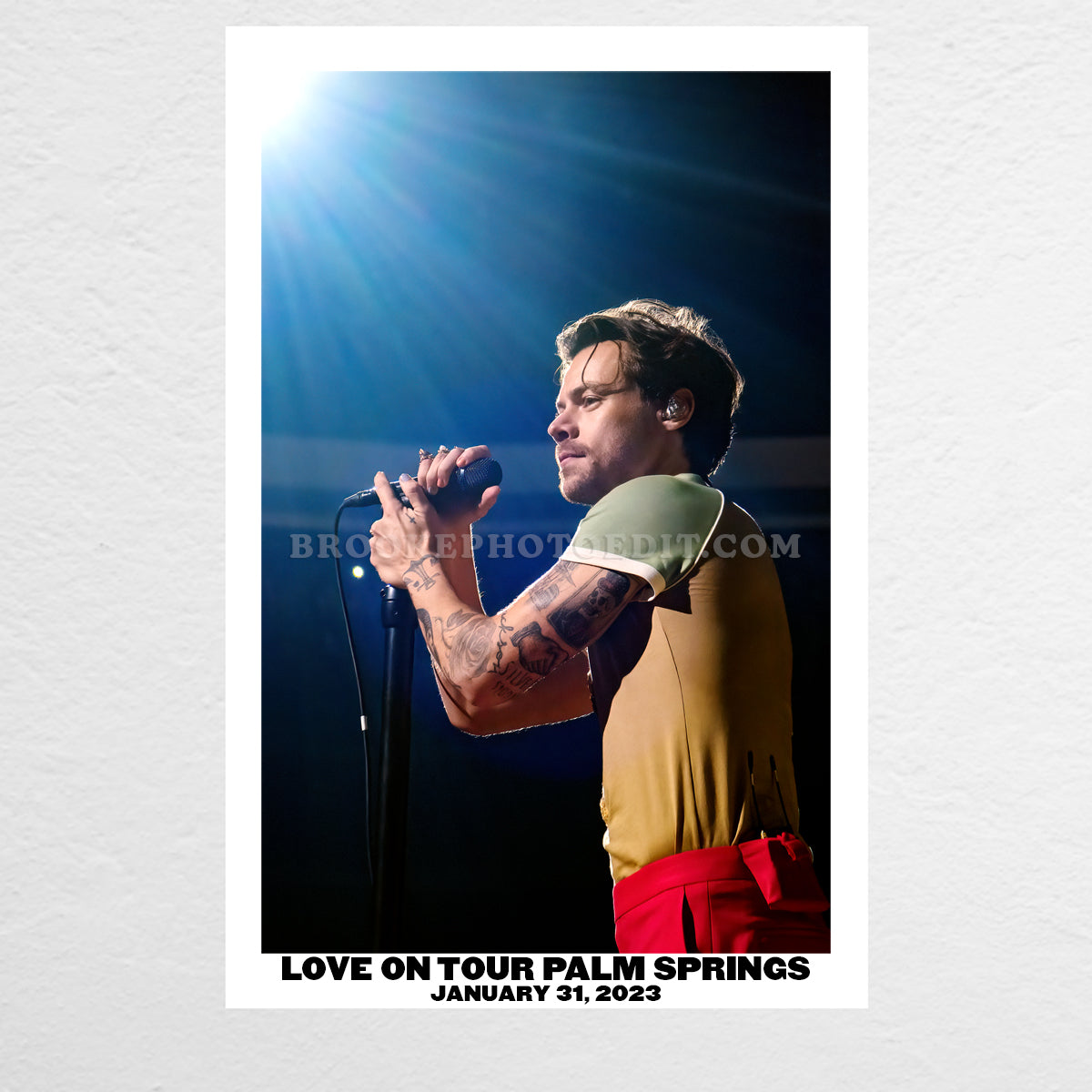 Palm Springs Night 1 Poster Print