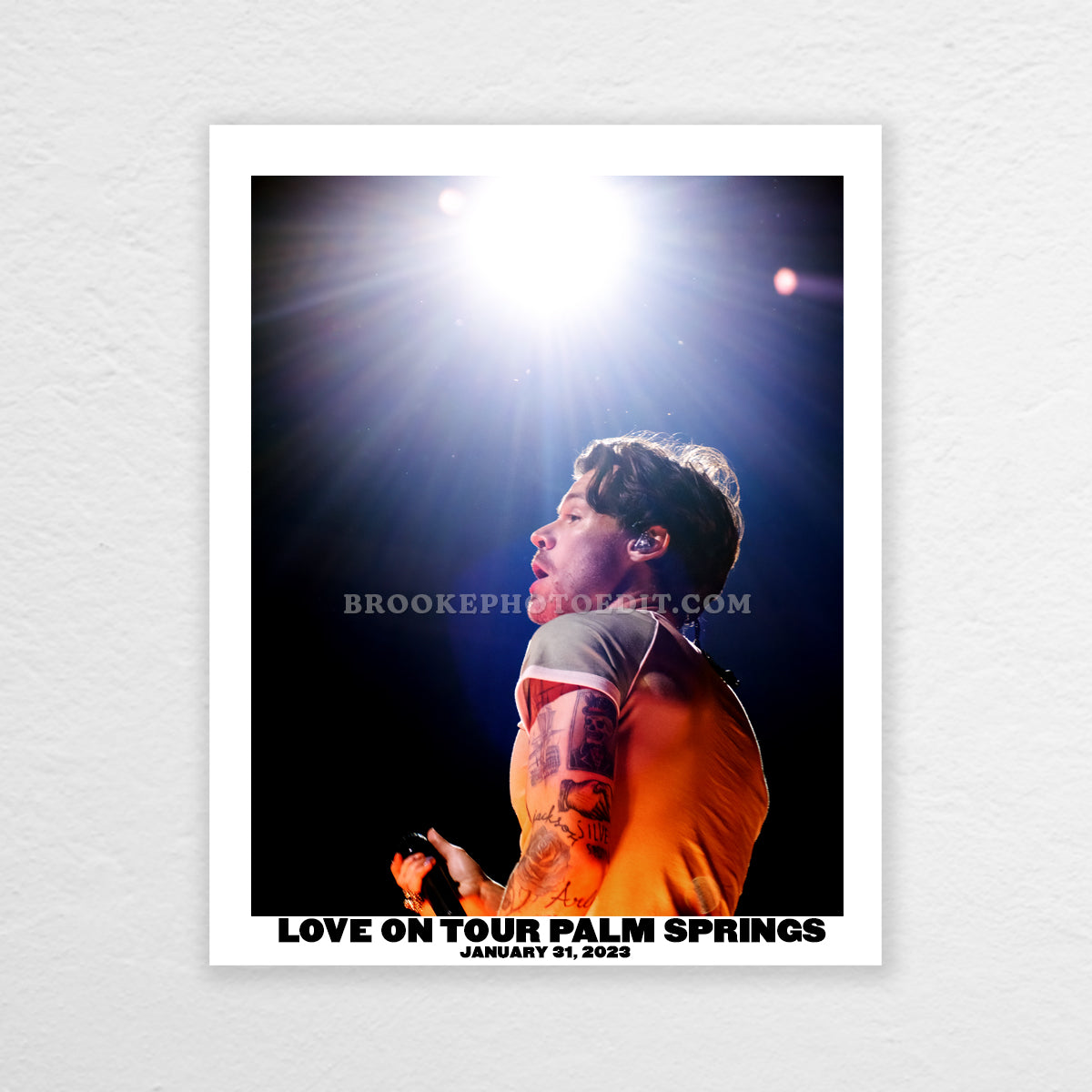 Palm Springs Night 1 Poster Print