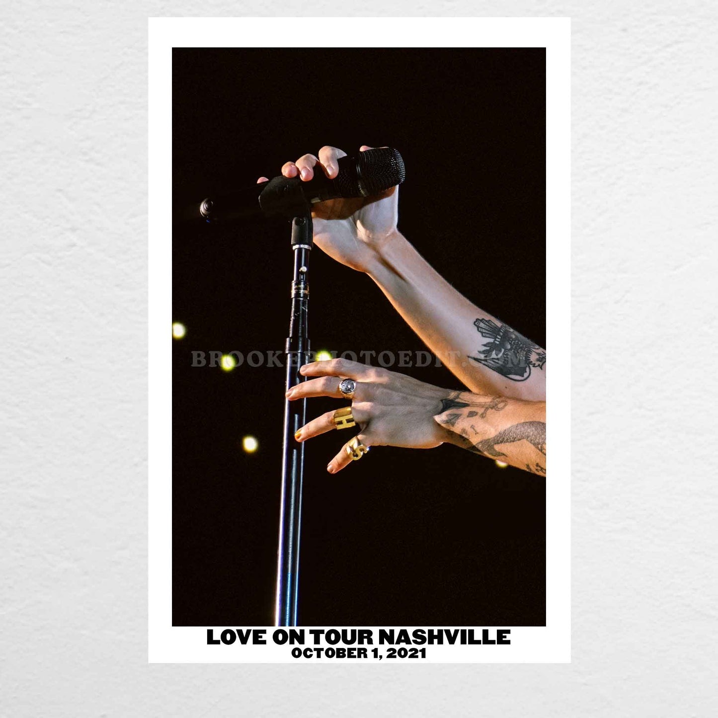 Harry Love On Tour Nashville Night 2 Print