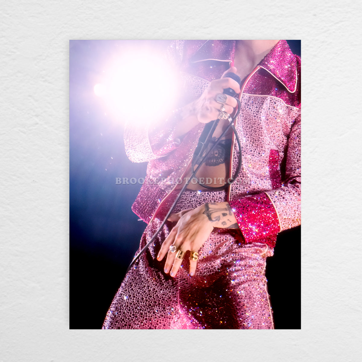 Palm Springs Night 2 Poster Print