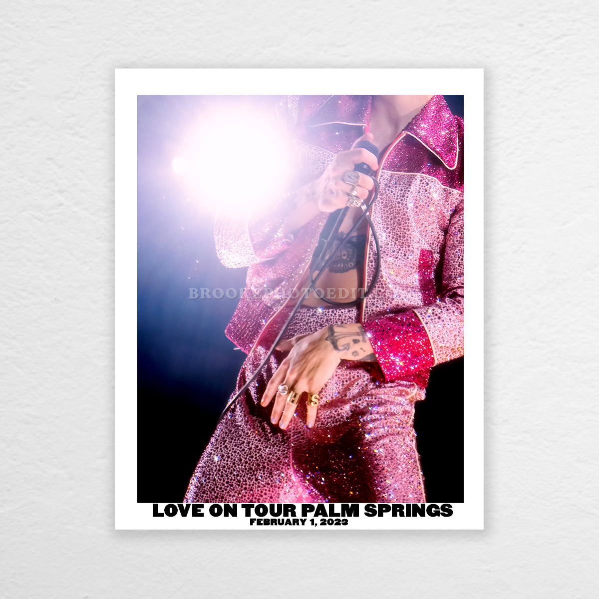Palm Springs Night 2 Poster Print