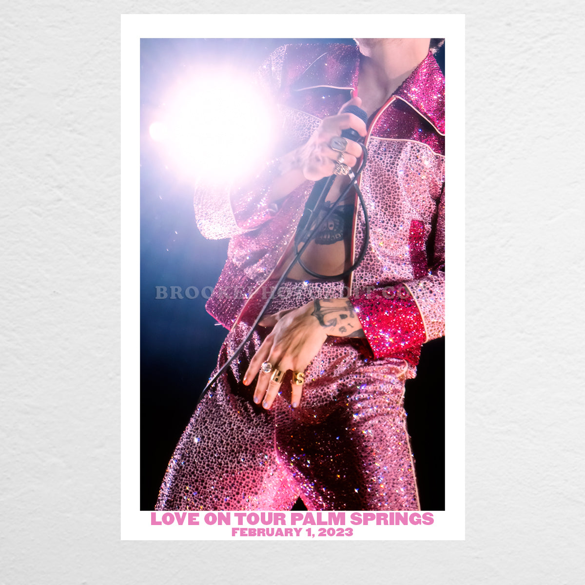 Palm Springs Night 2 Poster Print