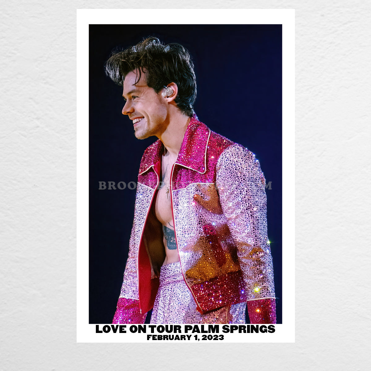 Palm Springs Night 2 Poster Print