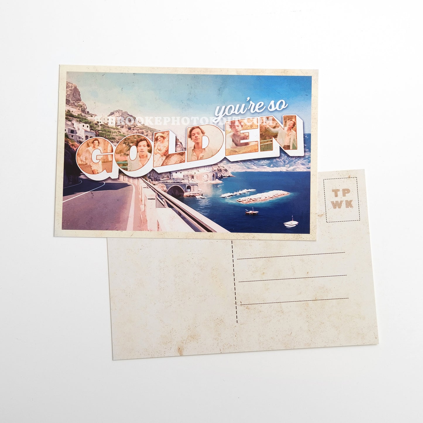 Golden Postcard