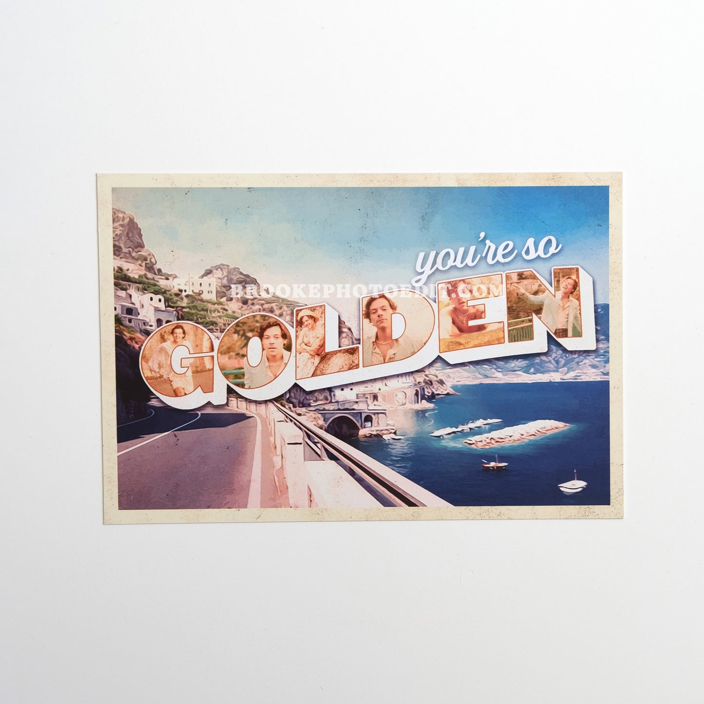 Golden Postcard