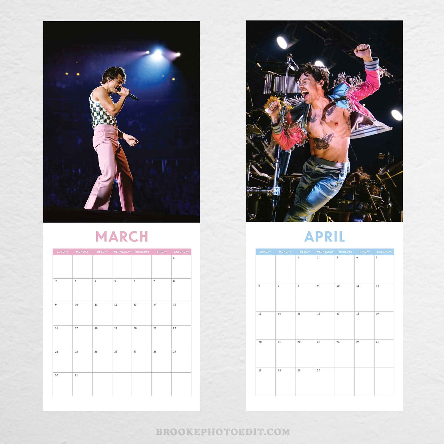 2025 Harry Styles Wall Calendar
