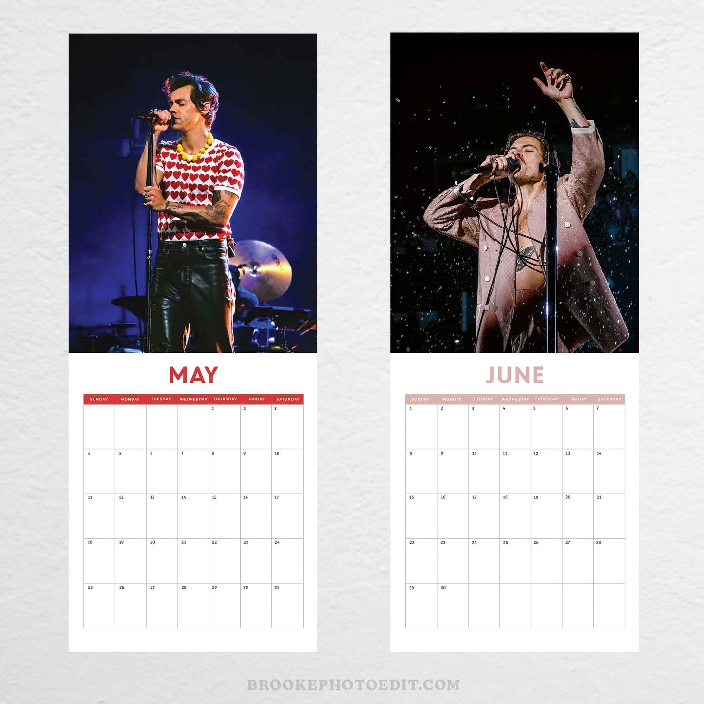2025 Harry Styles Wall Calendar