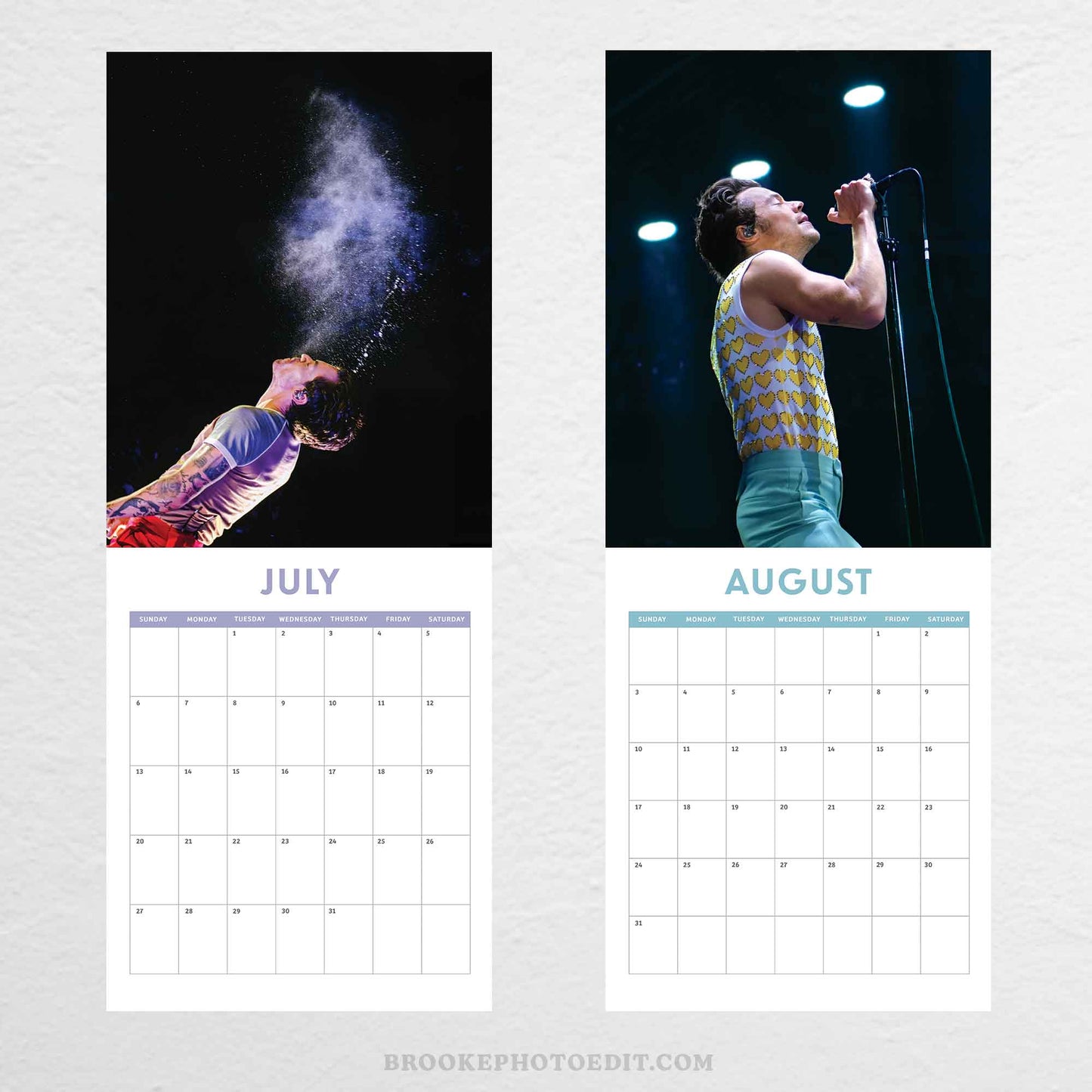 2025 Harry Styles Wall Calendar