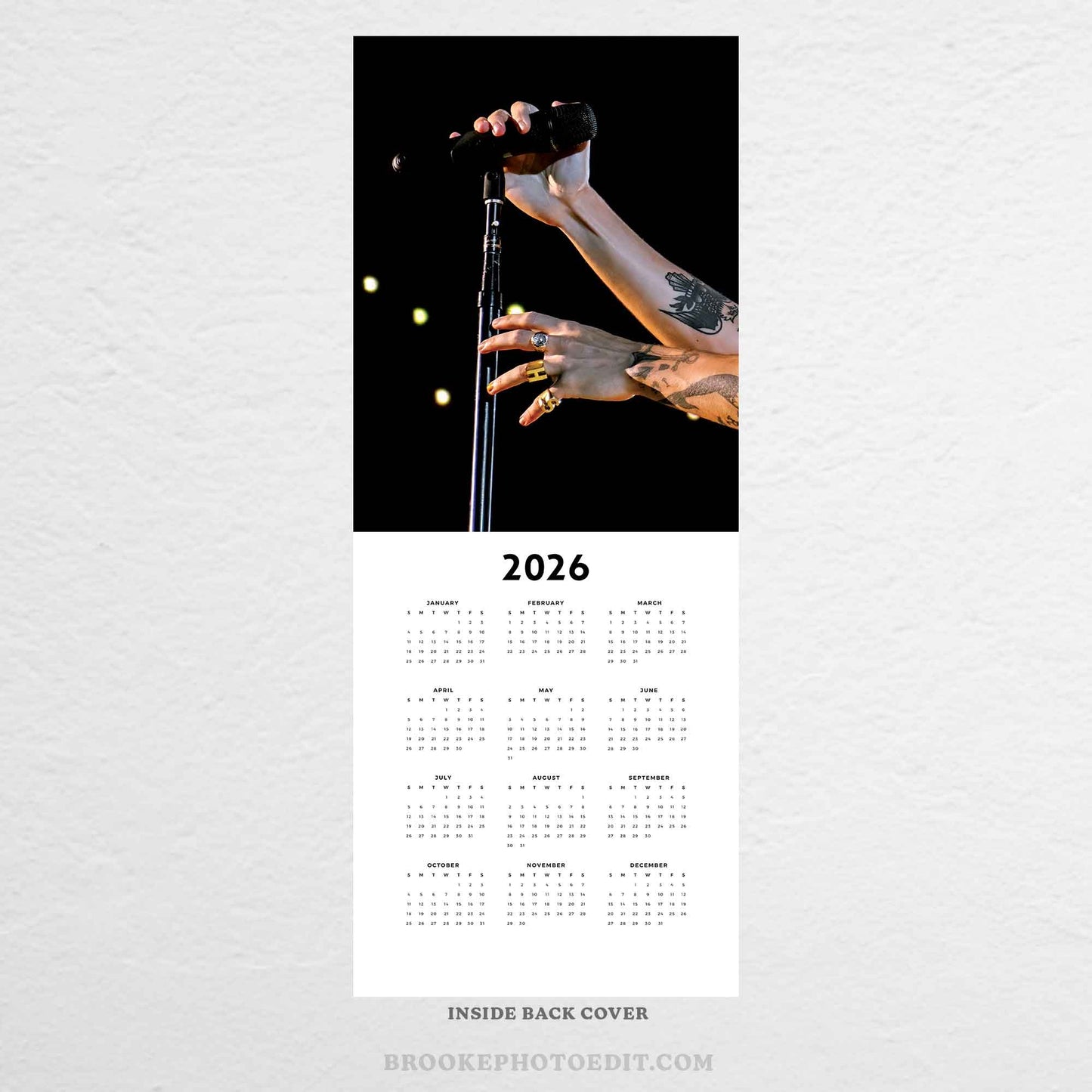2025 Harry Styles Wall Calendar