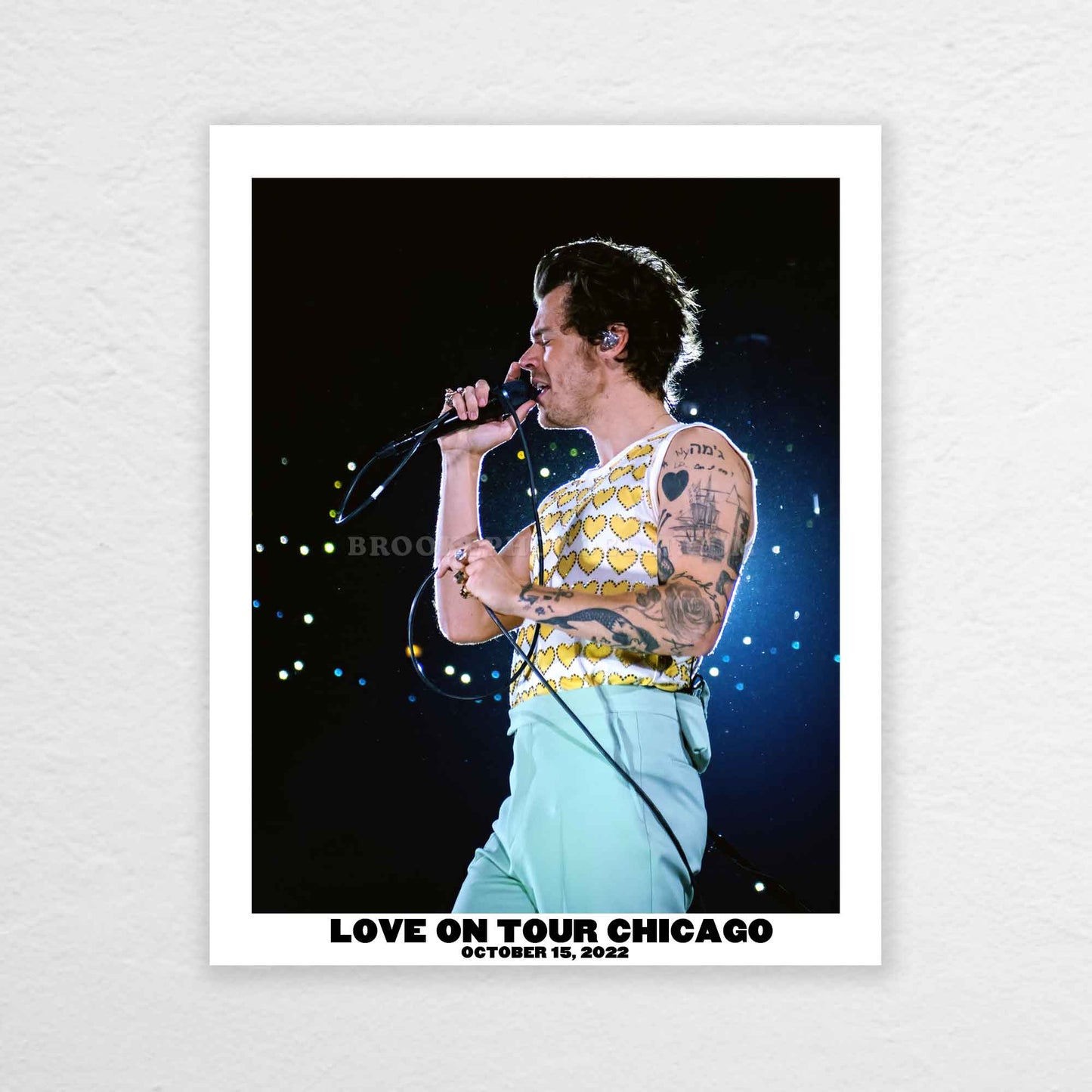 Harry Love On Tour Chicago Night 6 Print