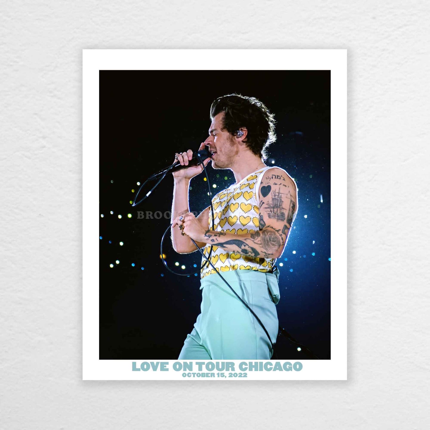 Harry Love On Tour Chicago Night 6 Print