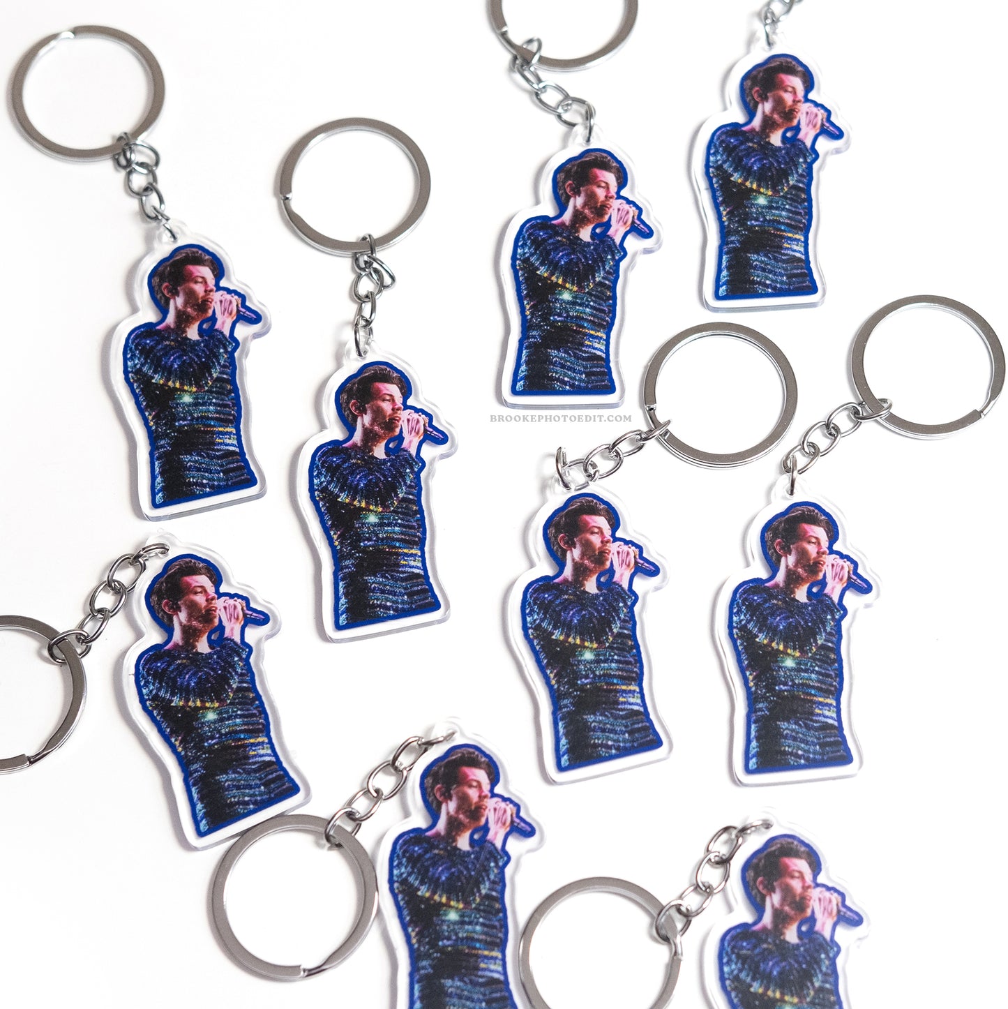 Los Angeles Night 14 Keychain