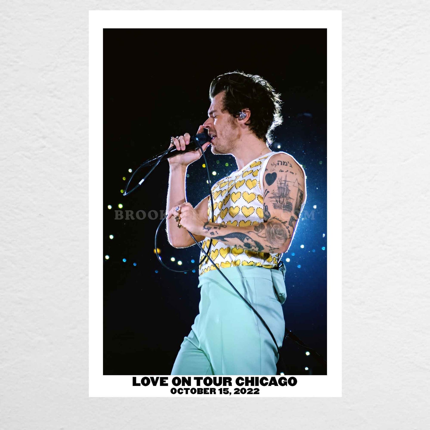 Harry Love On Tour Chicago Night 6 Print