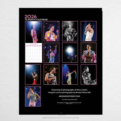2026 Harry Styles Wall Calendar