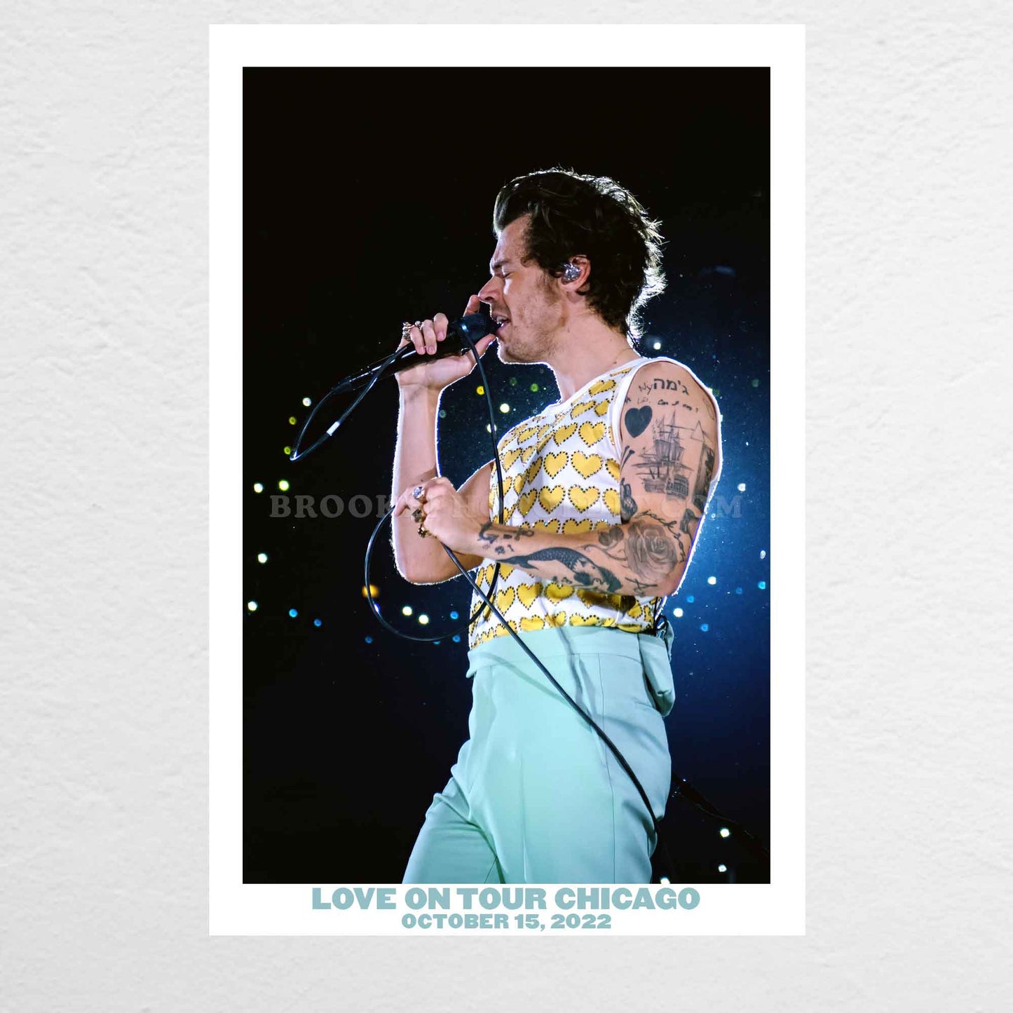 Harry Love On Tour Chicago Night 6 Print