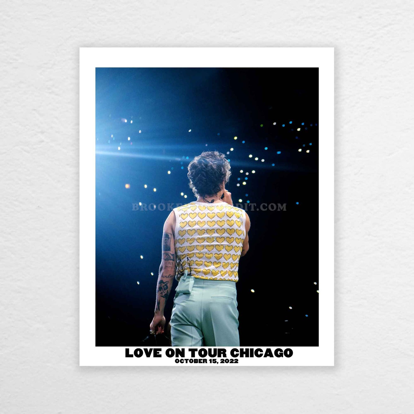 Harry Love On Tour Chicago Night 6 Print