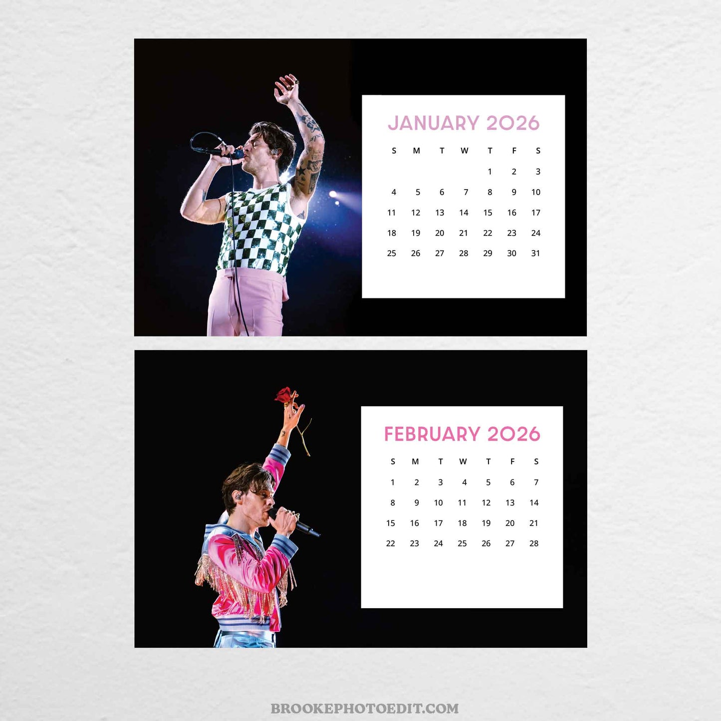 2026 Harry Styles Desk Calendar