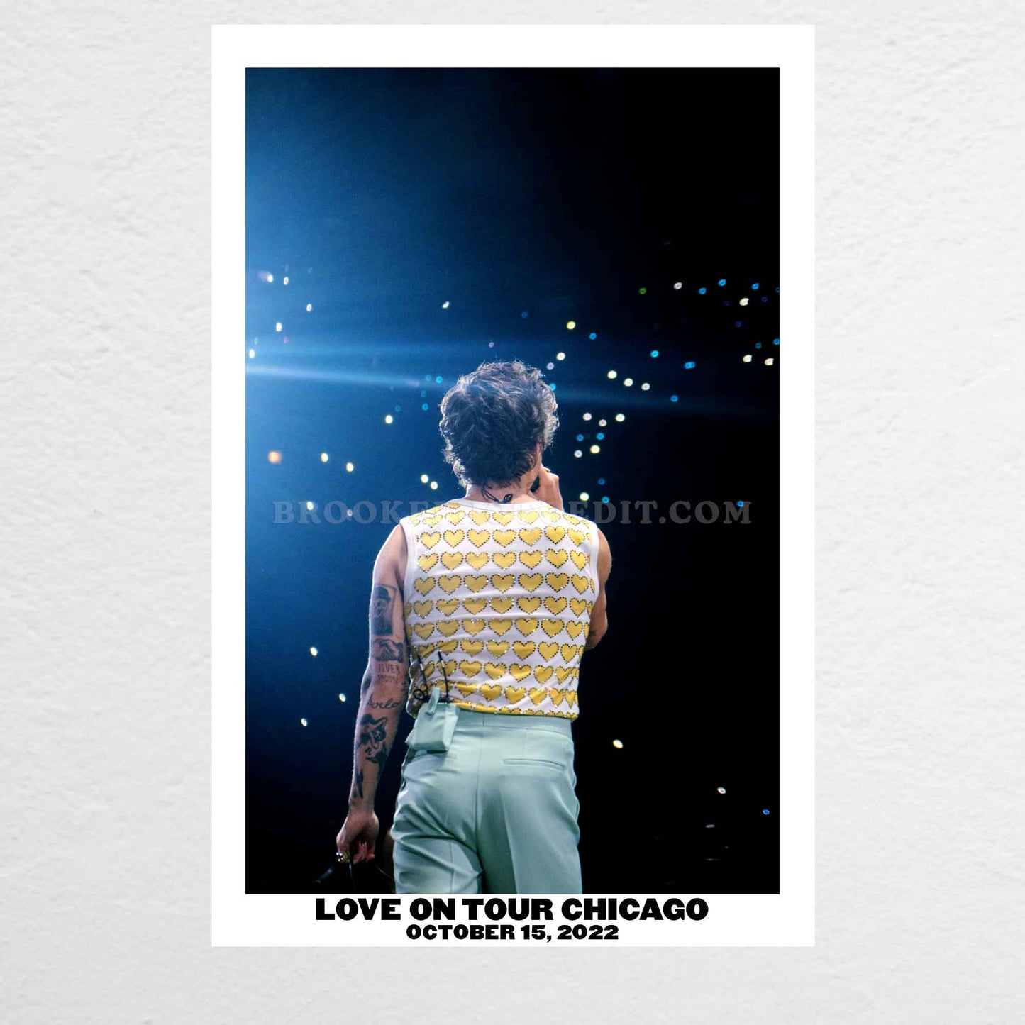 Harry Love On Tour Chicago Night 6 Print