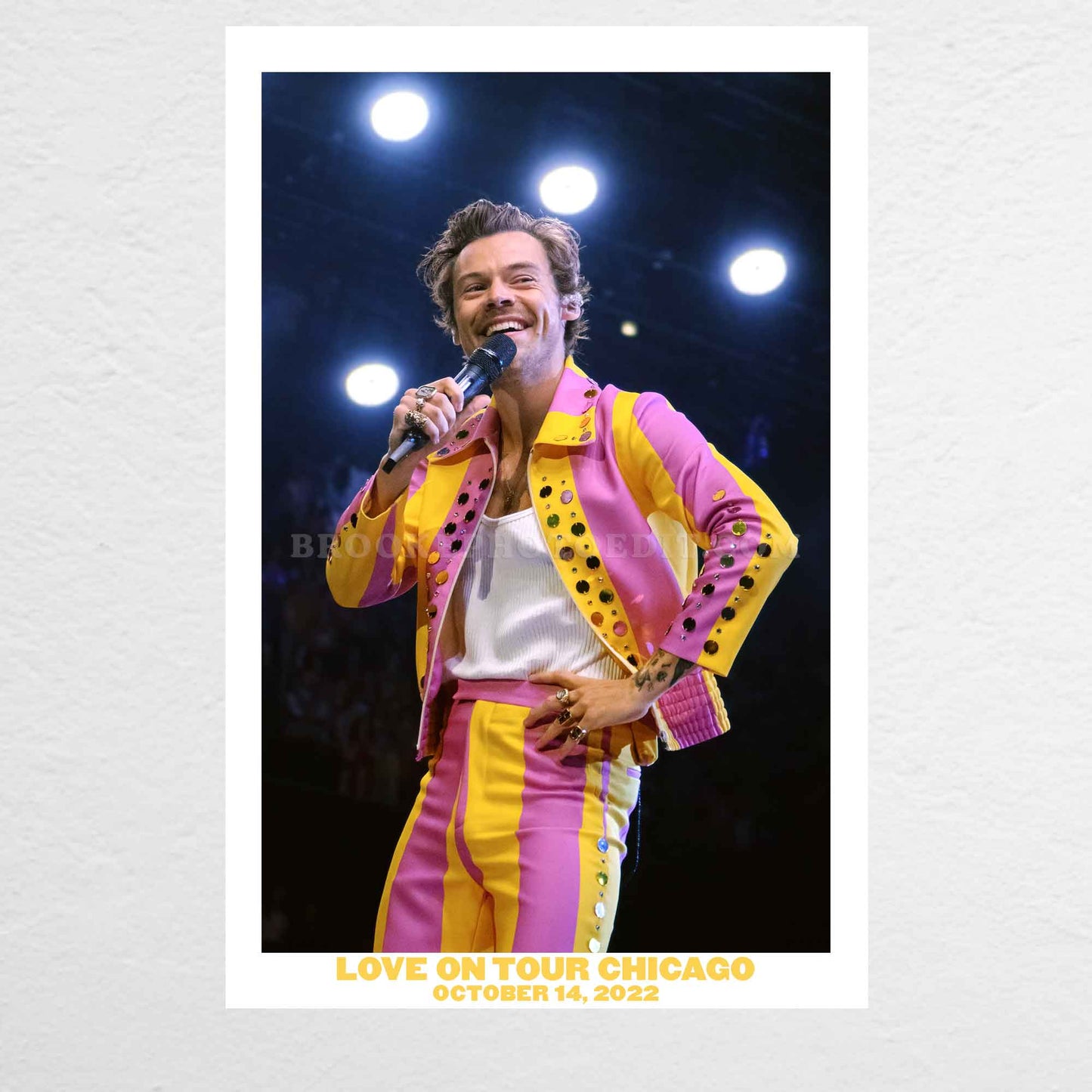 Harry Love On Tour Chicago Night 5 Print