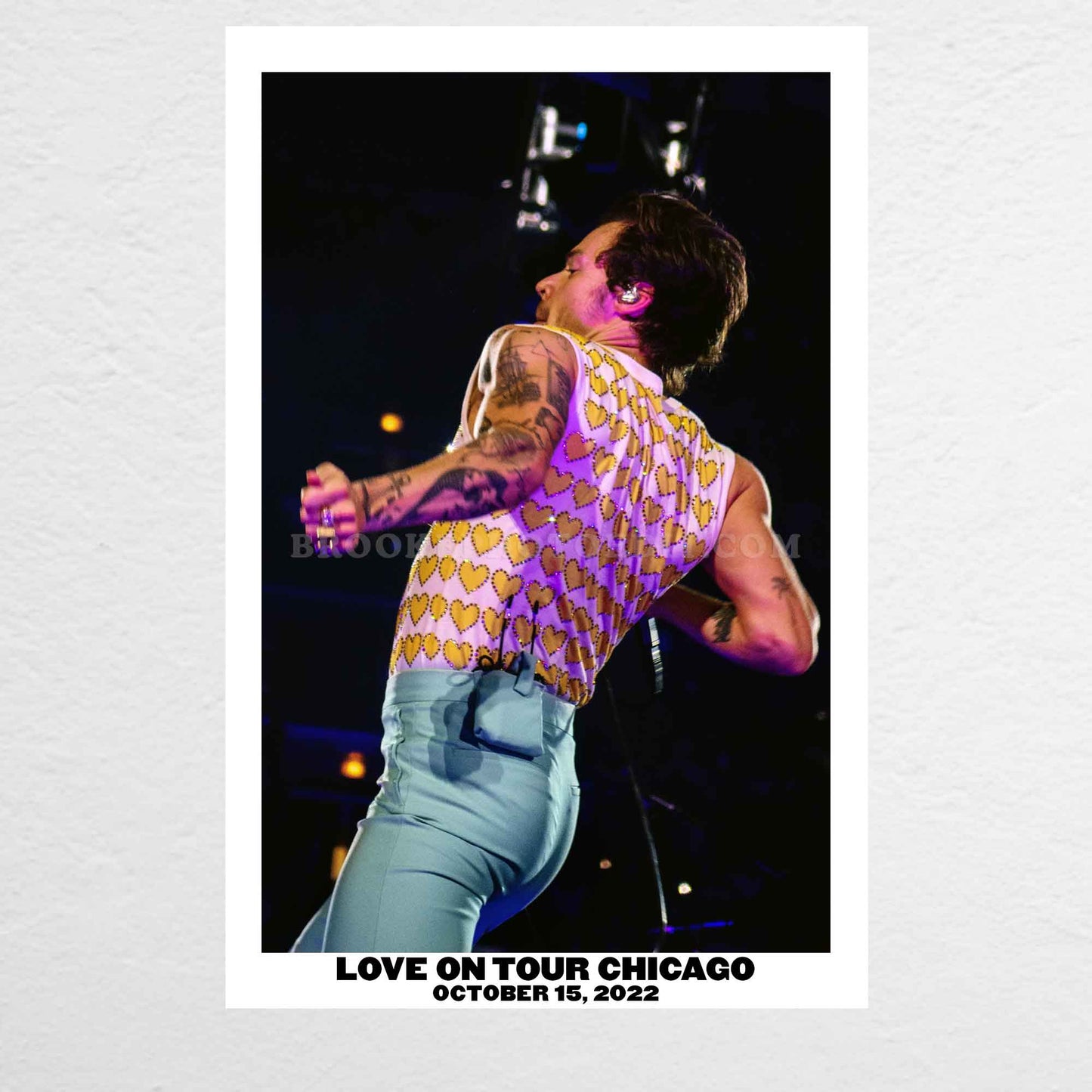 Harry Love On Tour Chicago Night 6 Print