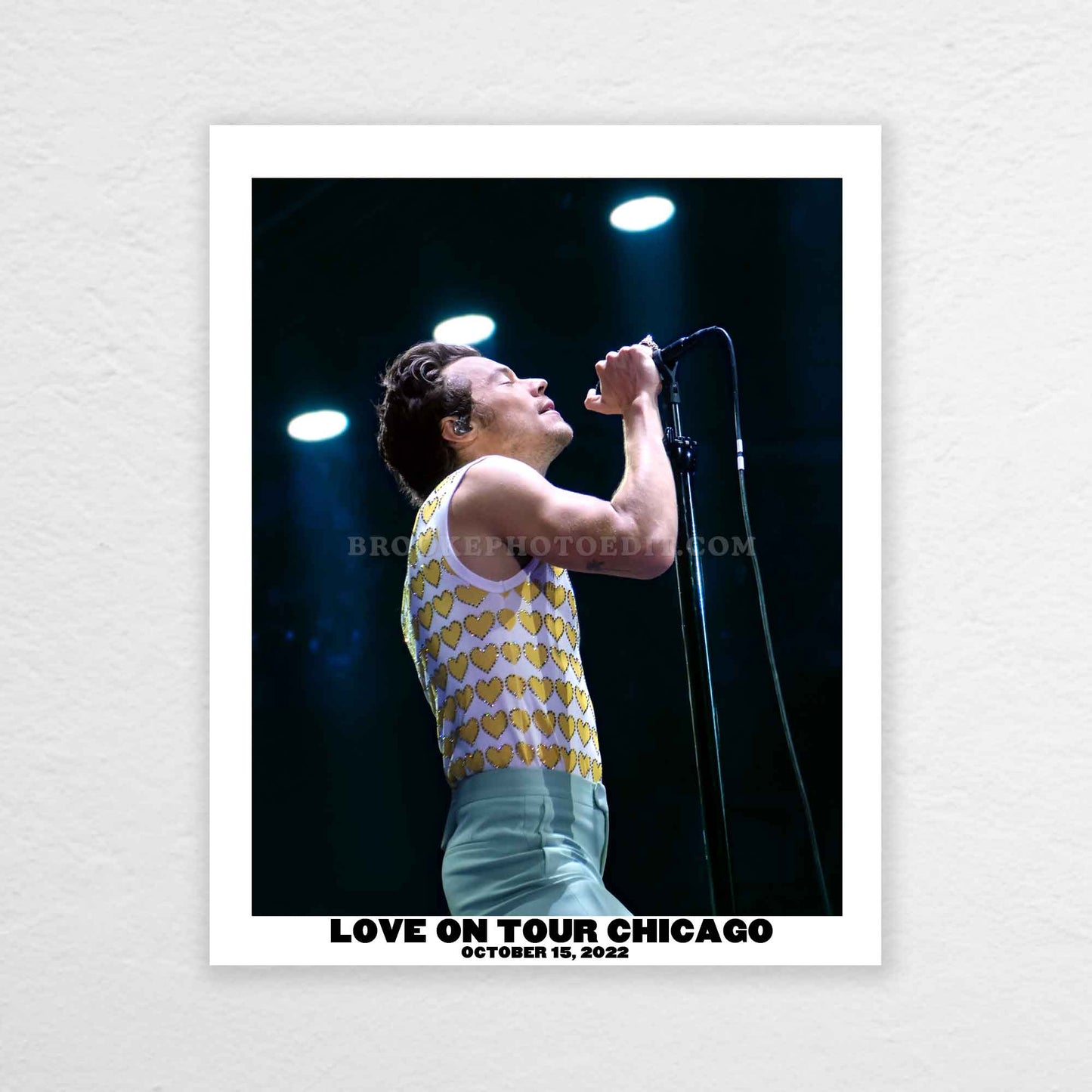 Harry Love On Tour Chicago Night 6 Print