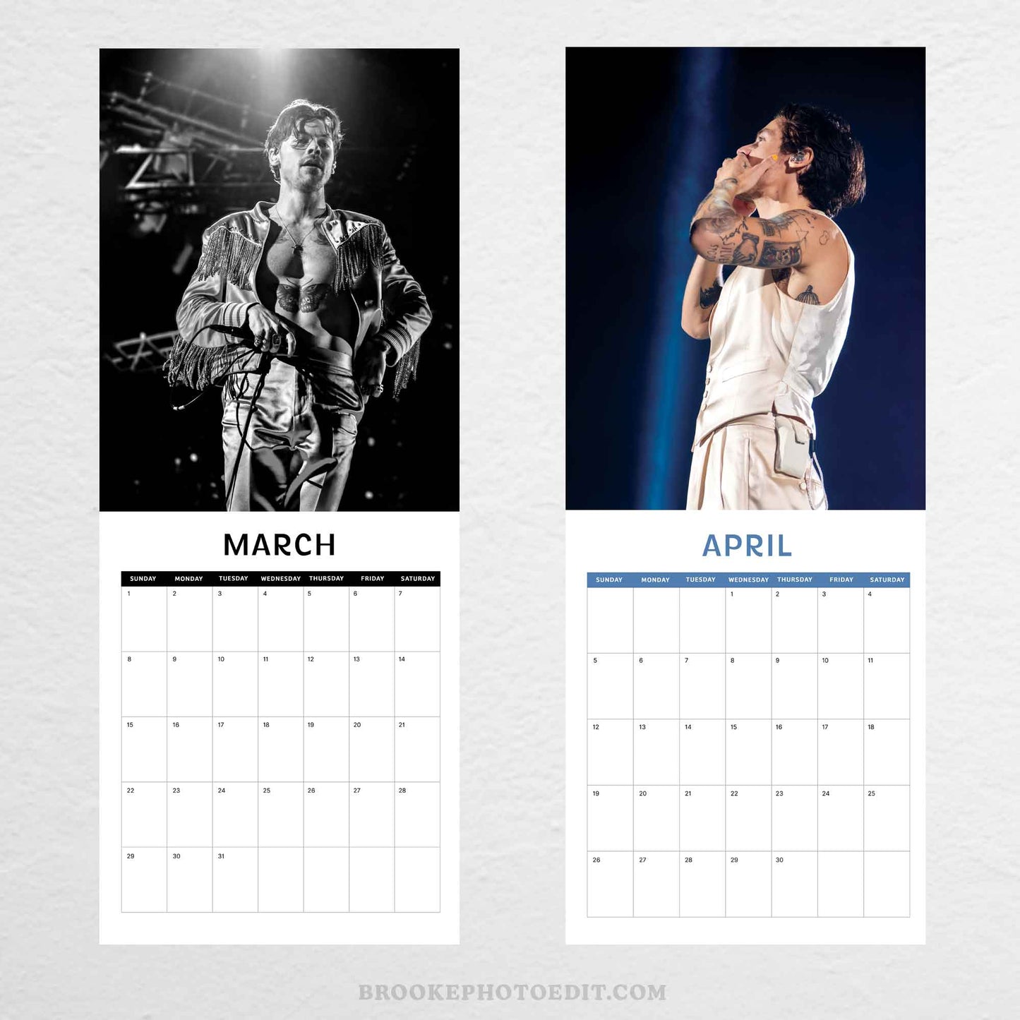 2026 Harry Styles Wall Calendar