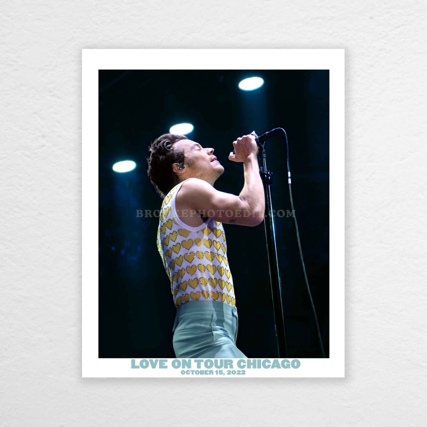 Harry Love On Tour Chicago Night 6 Print