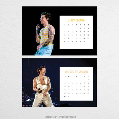 2026 Harry Styles Desk Calendar