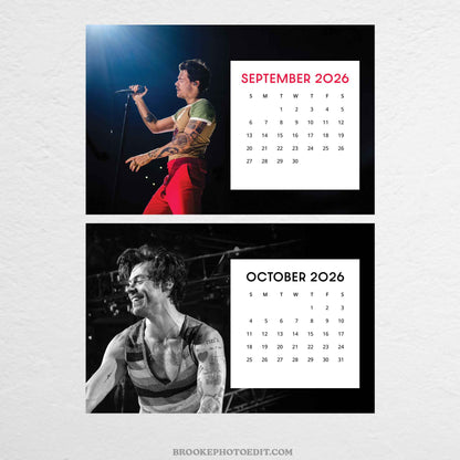 2026 Harry Styles Desk Calendar