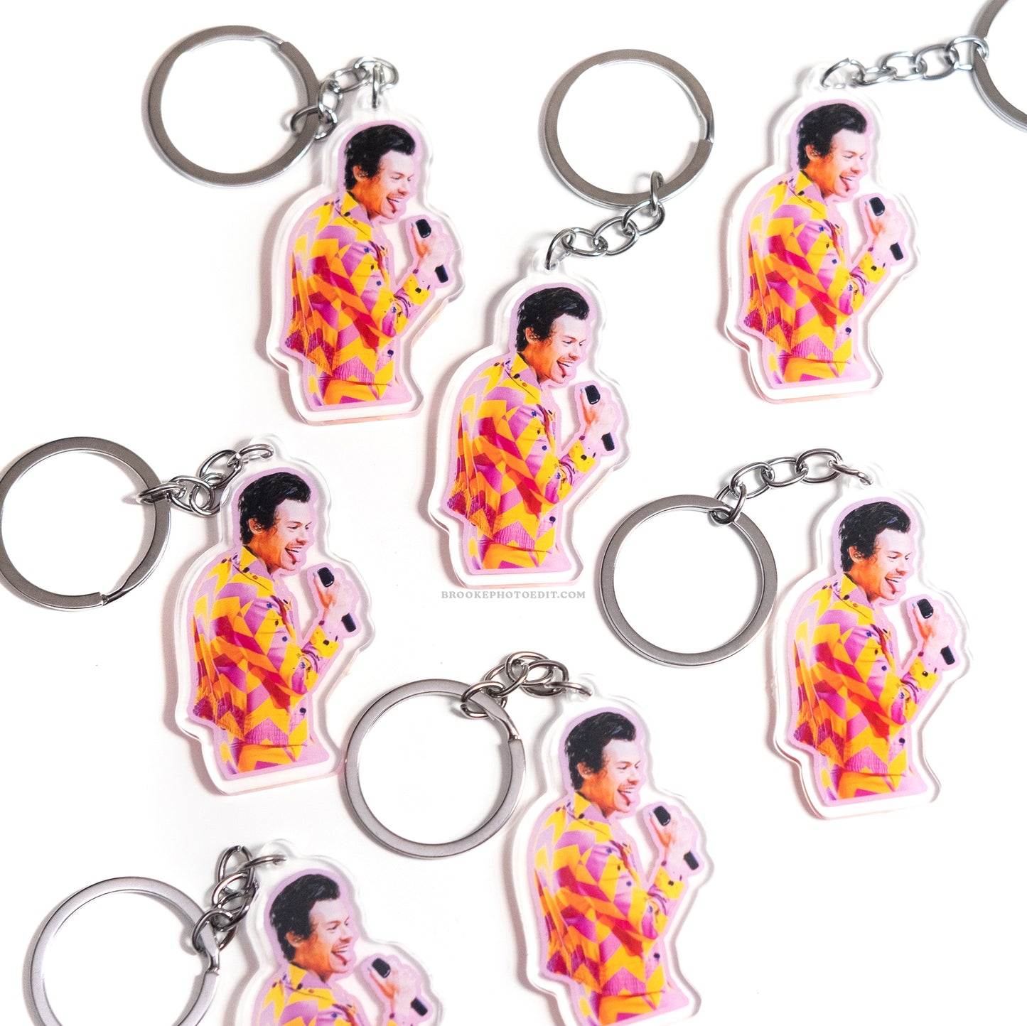 New York City Night 11 Keychain