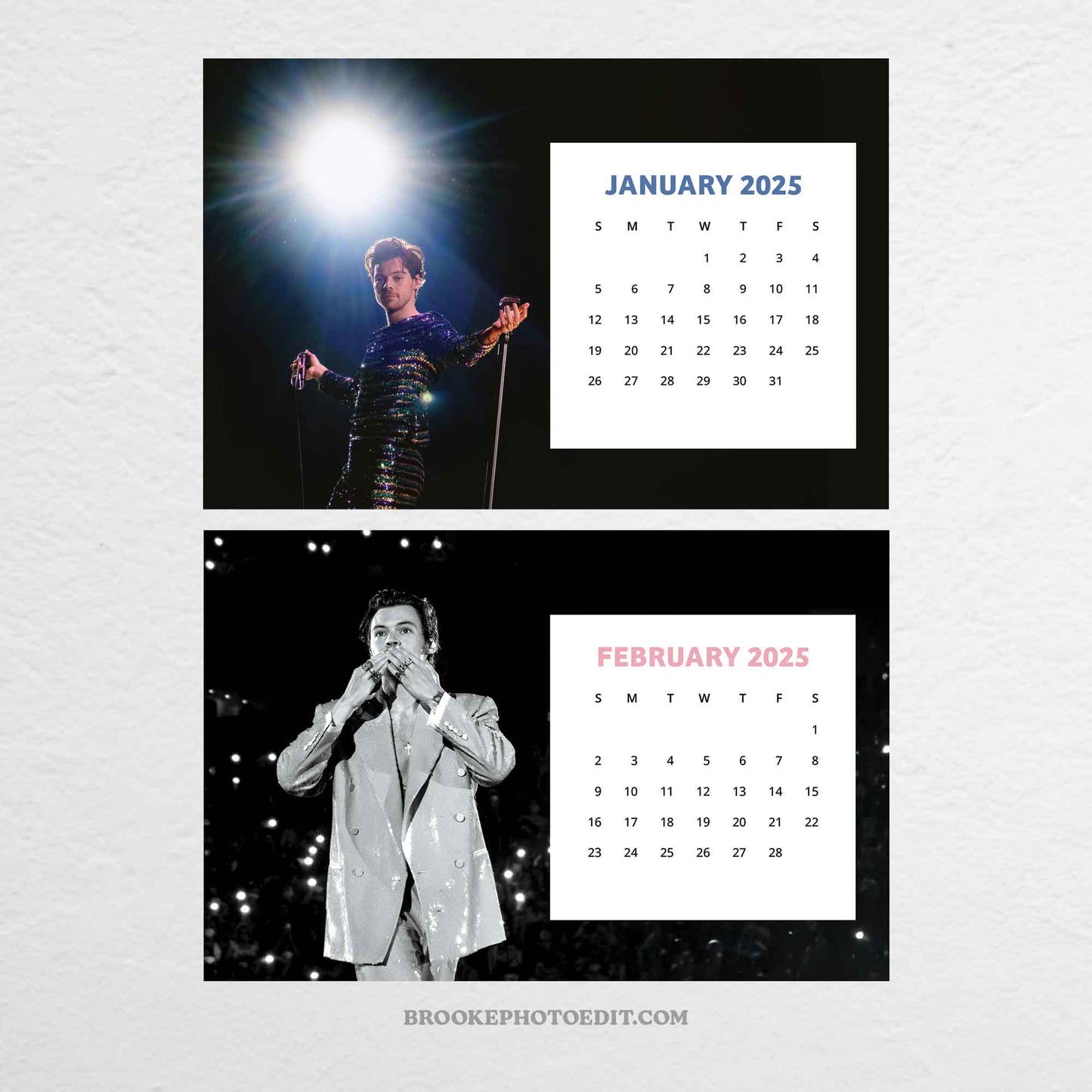 2025 Harry Styles Desk Calendar