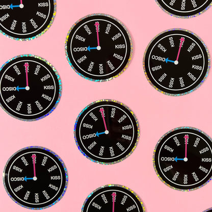 Kiss Disco Sticker